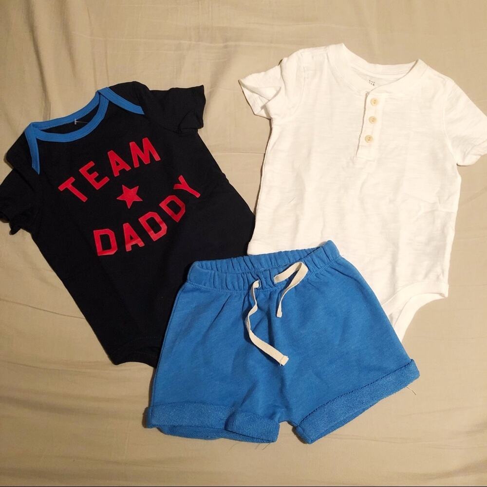 NWT Gap 18-24 Month “Team Daddy” Mix and Match Outfit Set